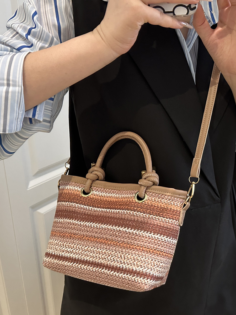 Women Handheld Bags - Handgeweven tas voor dames, trendy en