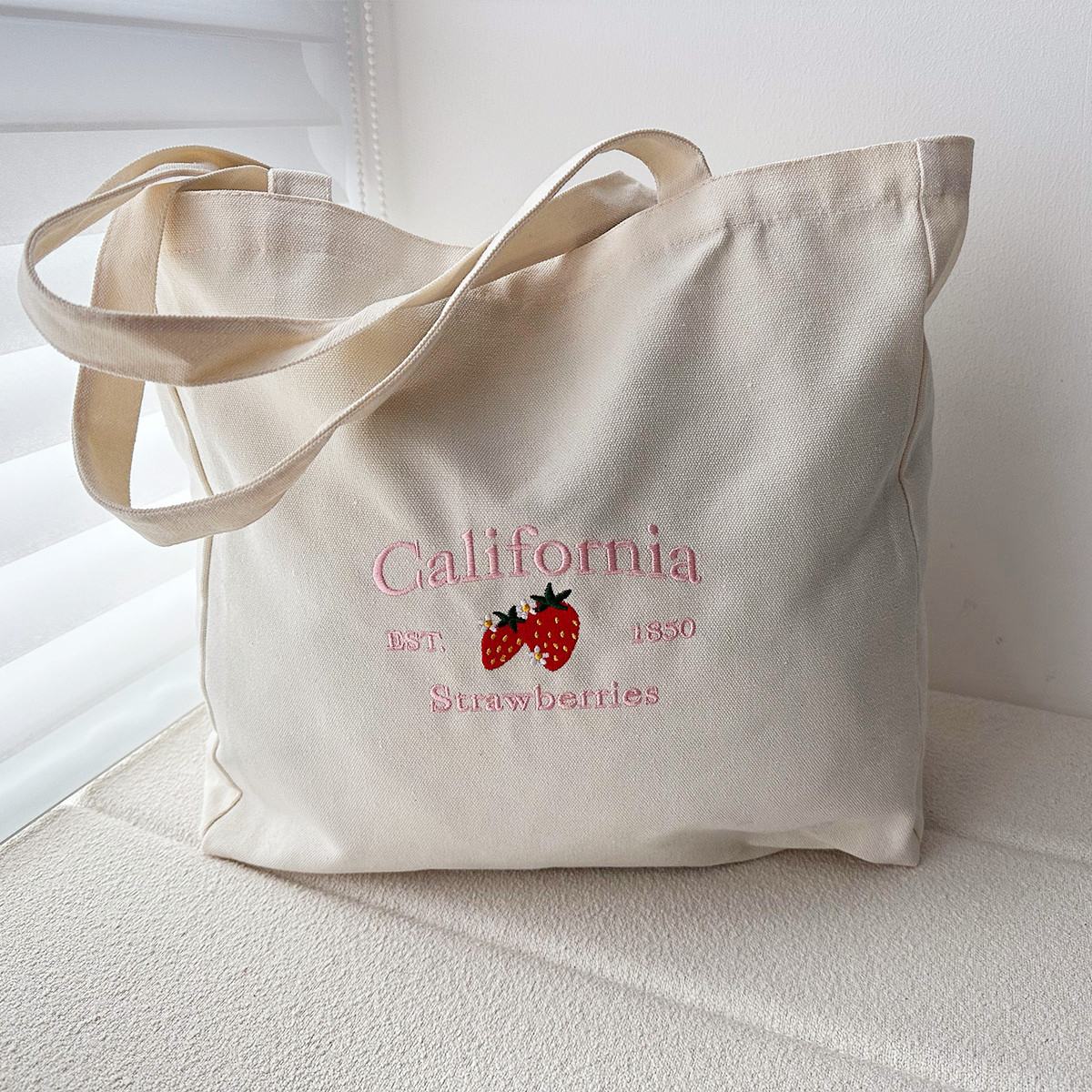 Women Bags Ck - California EST.1850 Aardbeien Vintage Geborduurde Vrouwen