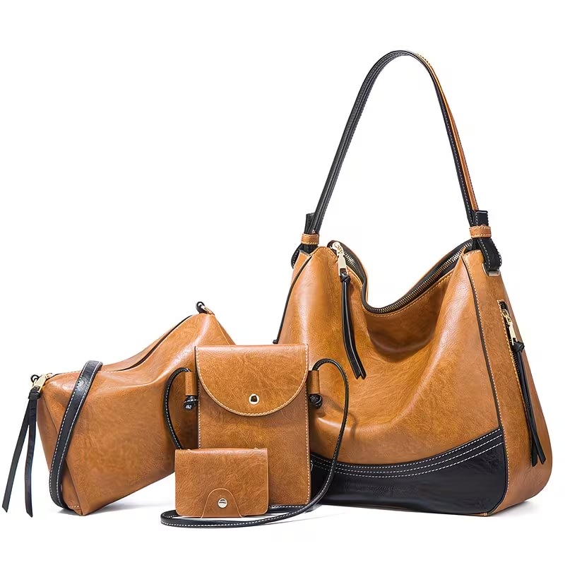 Phone Bag Crossbody - Dames tassenset - 4-delige set. Eenvoudige