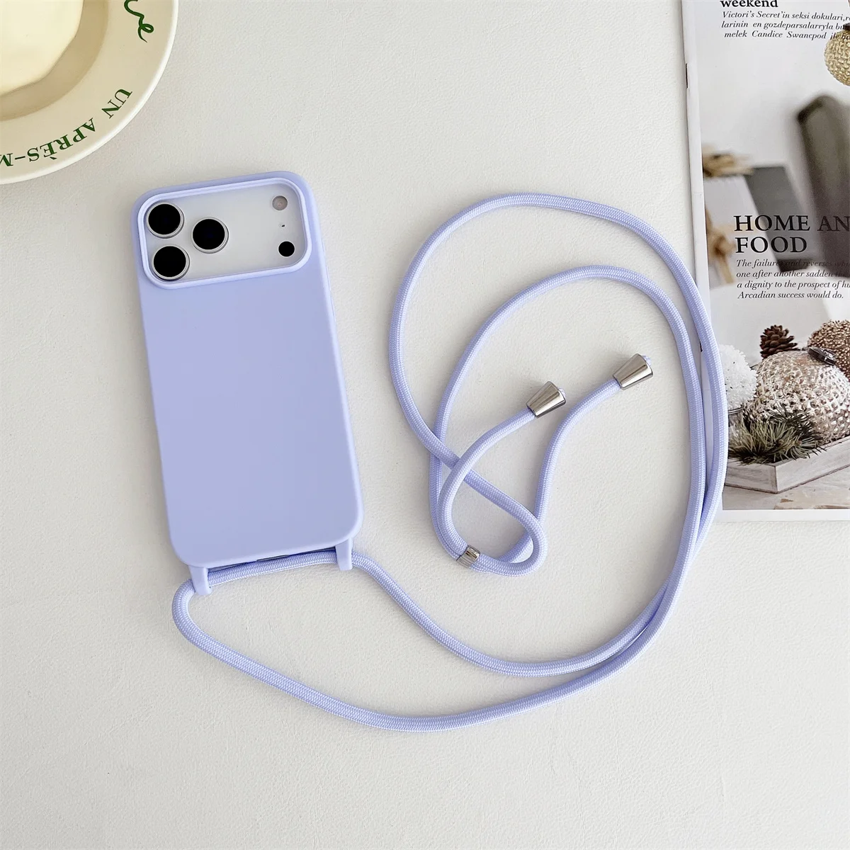 Phone Bag Crossbody - Crossbody Lanyard Vloeibare siliconen zachte telefoonhoes