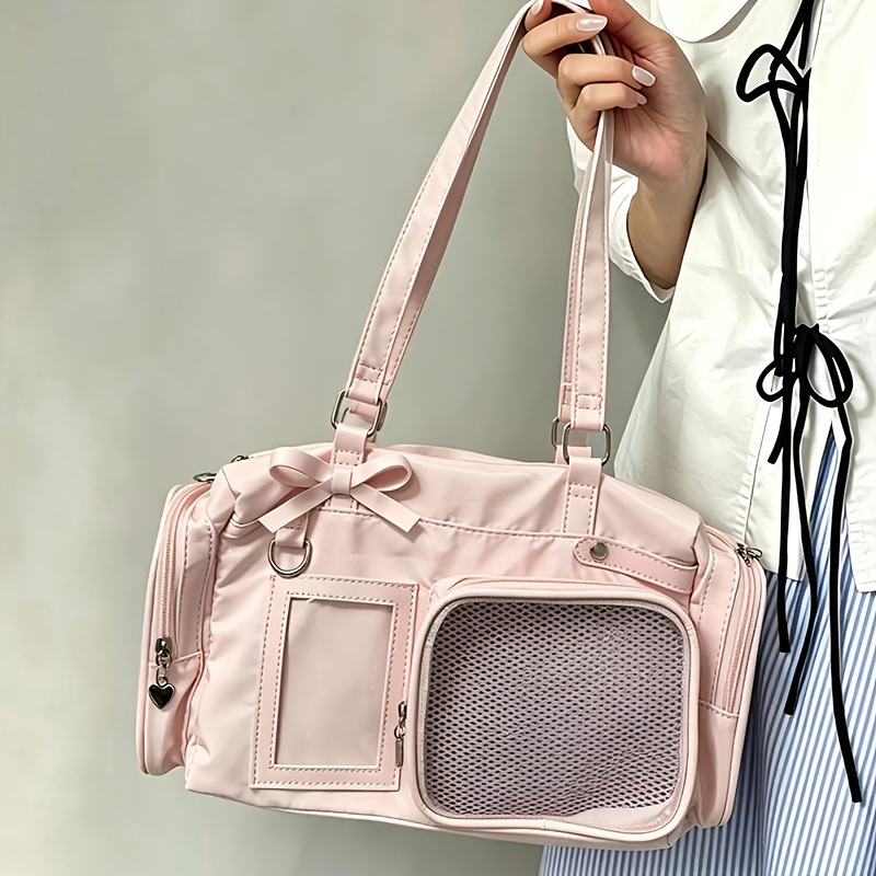 Women Handheld Bags - Koreaanse stijl roze 'lazy fashion' tas,