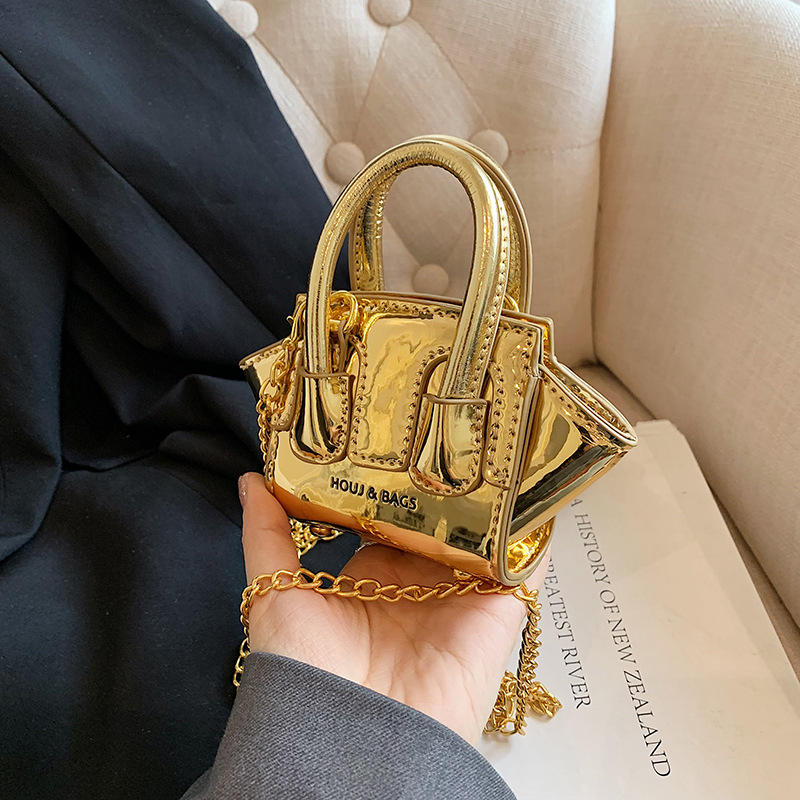 Women Bags H&M - Trendy mini-oortelefoontas Crossbody-schoudertassen Gouden portemonnee Handtassen