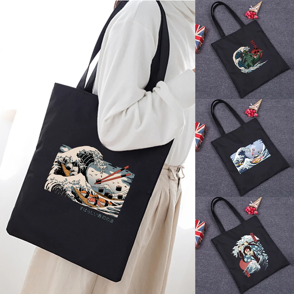 Women Bags Pictures - Vrouwen Grote Capaciteit Canvas Draagtas Persoonlijkheid