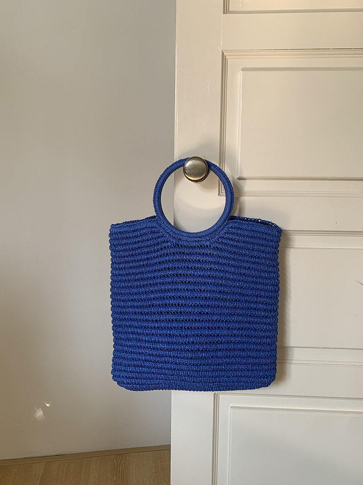 Women Handheld Bags - 2026 Nieuwe Strooien Geweven Handtas Dames