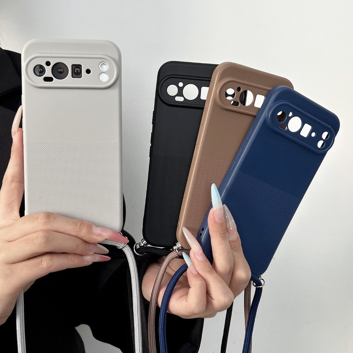 Phone Bag Crossbody - Crossbody Lanyard Strap Matte TPU Telefoonhoesje
