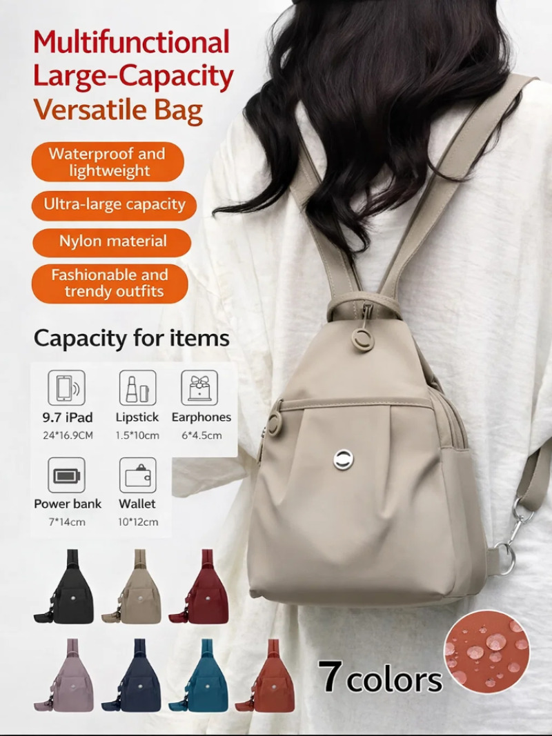 Women'S Xl Bags - Lichtgewicht mini-rugzak voor dames, borsttas van