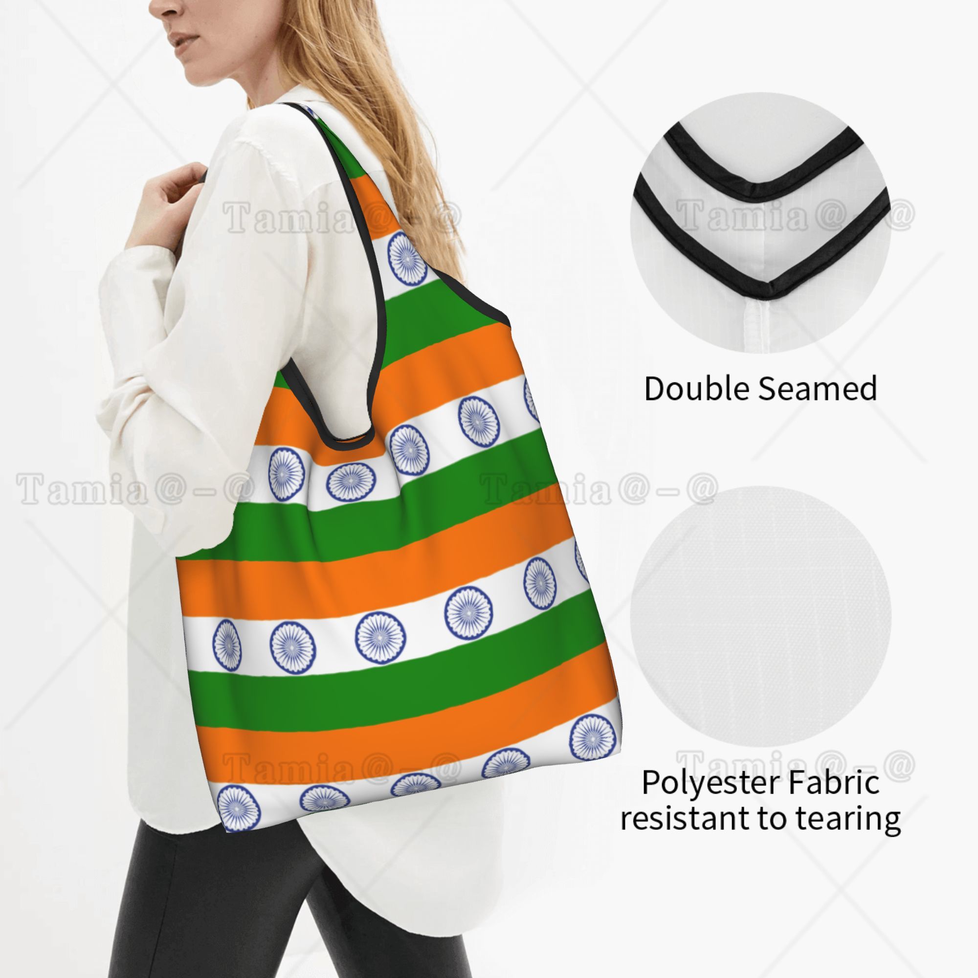 Herbruikbare Indiase vlag bood - Women Bags India recensie en prijs