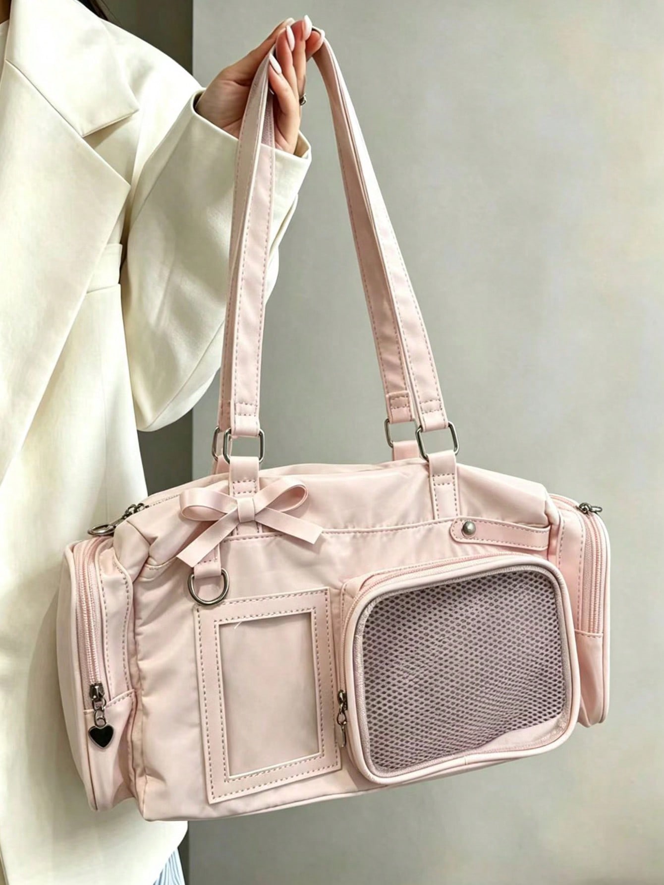 Koreaanse stijl roze 'lazy fas - Women Handheld Bags recensie en prijs