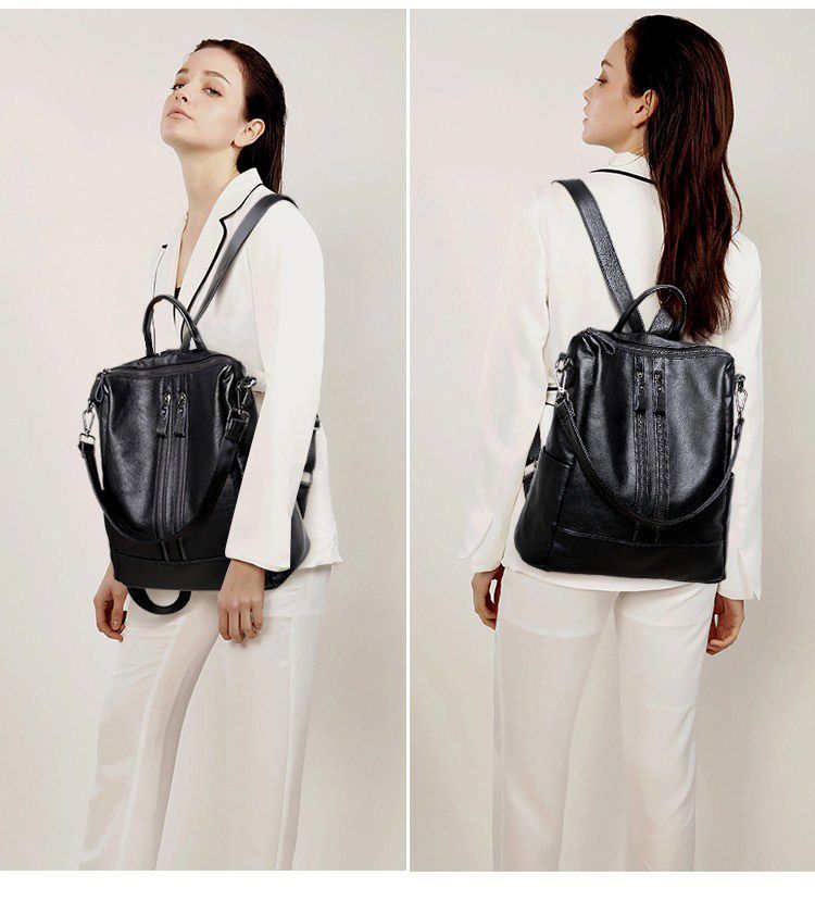 Dames Zacht Leren Rugzak Schoo - Women'S Xl Bags recensie en prijs