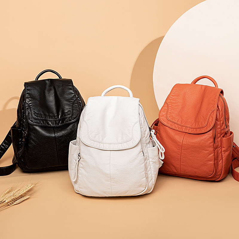 Damesrugzak Witgewassen Leren  - Women Bags H&M recensie en prijs