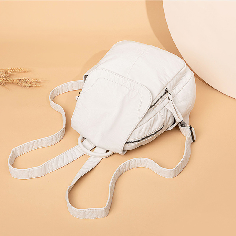 Damesrugzak Witgewassen Leren  - Women Bags H&M recensie en prijs
