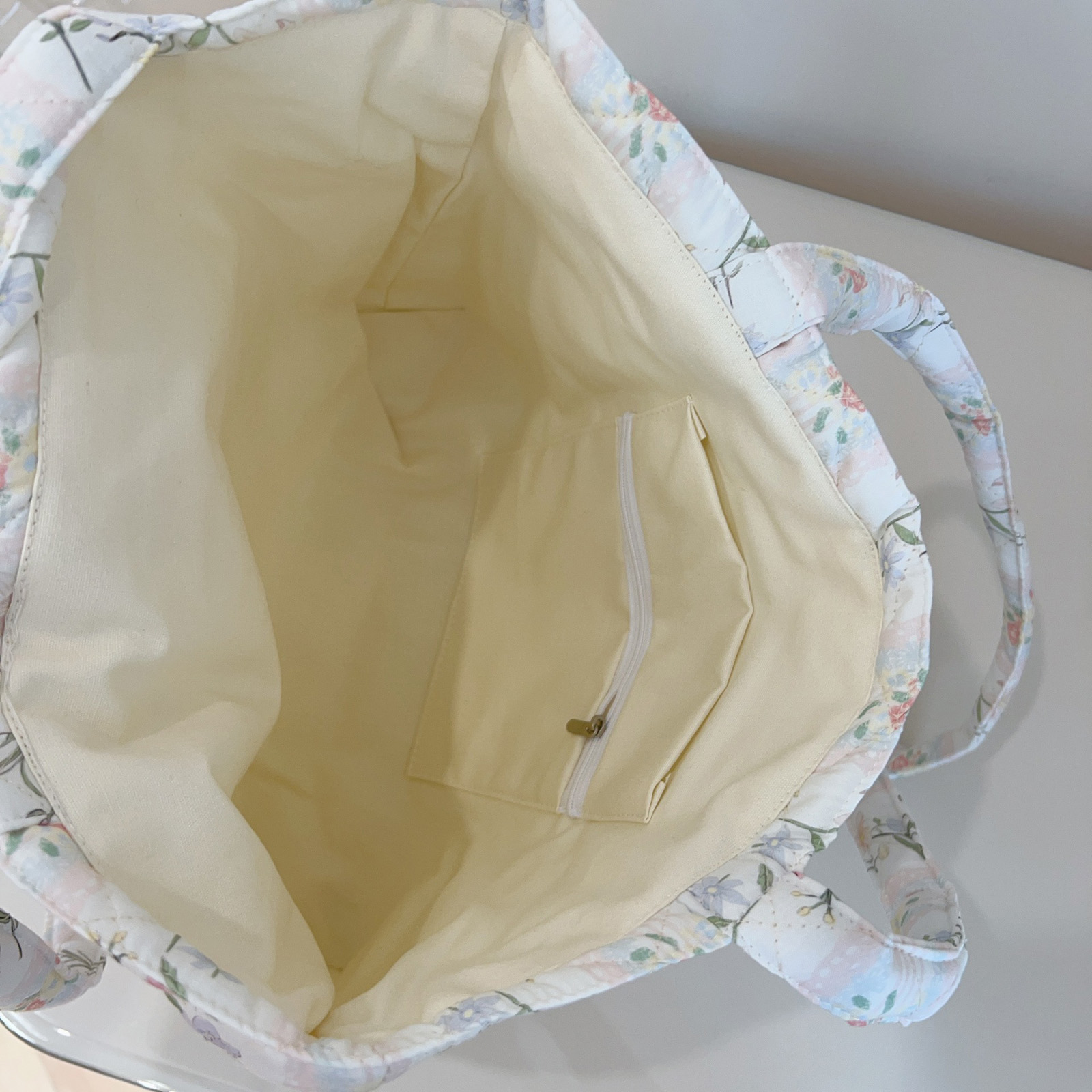 Franse bloemen-quilted tote ba - Women'S Xl Bags recensie en prijs