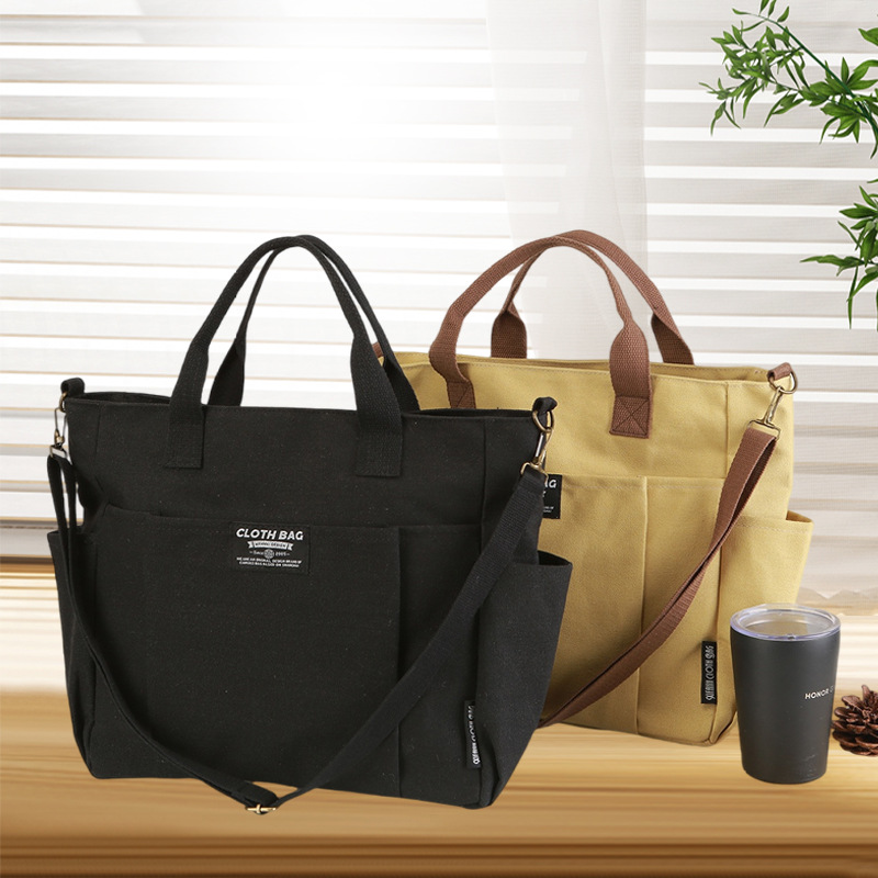 Canvas draagtas, verdikte hand - Women Handheld Bags recensie en prijs